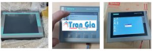 Thiết bị màn hình HMI Xinje đang trong quá trình đang được sửa chữa tại TRAN GIA