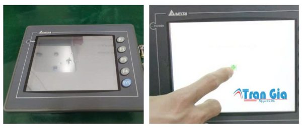 Một số hình ảnh đang trong quá trình sửa màn hình HMI tại TRAN GIA