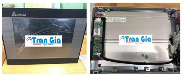 Một số hình ảnh đang trong quá trình sửa màn hình HMI tại TRAN GIA