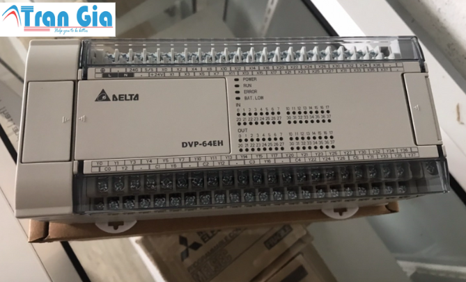 Bộ lập trình PLC Delta DVP64EH00T3 32 In/32 Out Transistor 220VAC