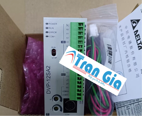 Bộ lập trình PLC Delta DVP12SA11T 8 In/4 Out Transistor 24VDC