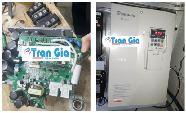 Công ty sửa biến tần Shihlin báo lỗi PUE, CbE bảo hành 3-6 tháng