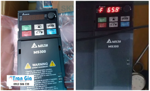 Sửa biến tần Delta dòng MS300 báo lỗi với kinh nghiệm lâu năm trong nghề