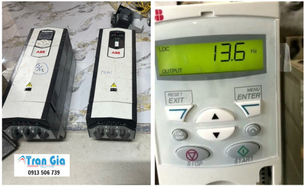Sửa biến tần ABB ACS 150 dùng cho tải trung bình báo lỗi sửa gấp lấy liền trong ngày