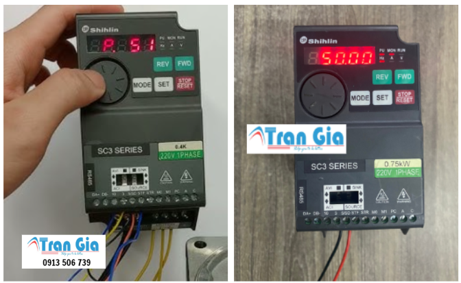 Sửa biến tần Shihlin SC3 công suất 0.4KW đến 22kw, xử lý lỗi nhanh chóng
