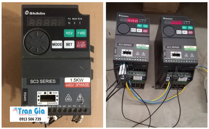 Sửa biến tần Shihlin SC3 công suất 0.4KW đến 22kw, xử lý lỗi nhanh chóng