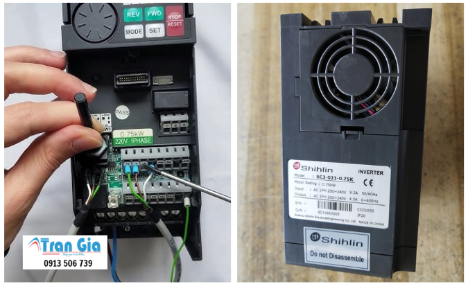 Sửa biến tần Shihlin SC3 công suất 0.4KW đến 22kw, xử lý lỗi nhanh chóng