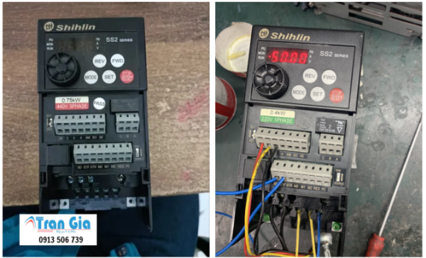 Sửa biến tần Shihlin SS2 báo lỗi giá rẻ xử lý lỗi nhanh lấy liền khu vực miền nam
