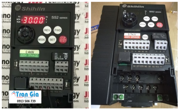 Sửa biến tần Shihlin SS2 báo lỗi giá rẻ xử lý lỗi nhanh lấy liền khu vực miền nam