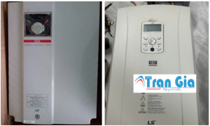 Hình ảnh sửa biến tần đang trong quá trình sửa chữa tại Trần Gia Automation