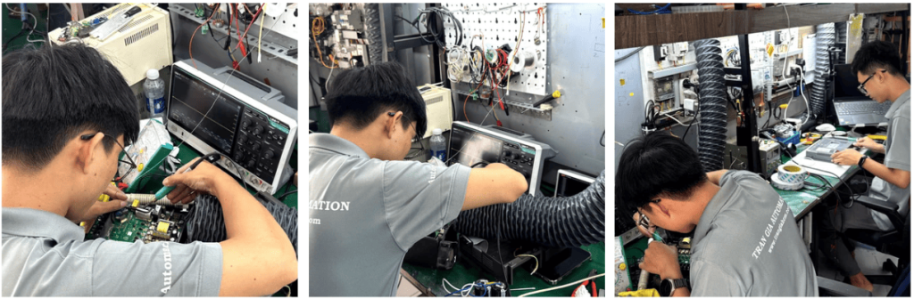 Sửa Servo Allen-Bradley VPL-B1002E-P Hỏng Encoder – Nguyên Nhân Từ Bạc Đạn Rỉ Nhớt