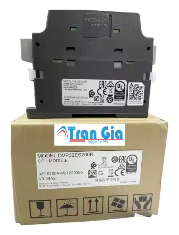 Bộ lập trình PLC Delta DVP32ES200R 16 In/16 Out Relay 220VAC
