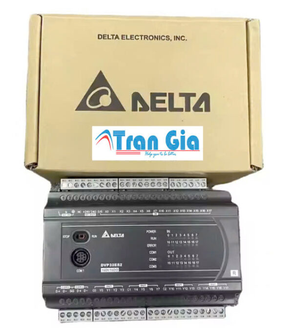 Bộ lập trình PLC Delta DVP32ES200T 16 In/16 Out Transistor 220VAC