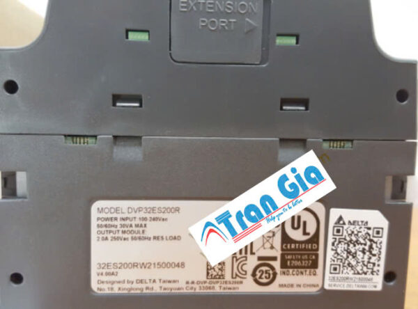 Bộ lập trình PLC Delta DVP32ES200R 16 In/16 Out Relay 220VAC