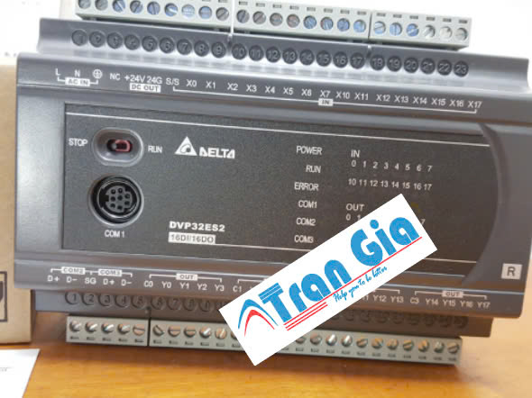 Bộ lập trình PLC Delta DVP32ES200T 16 In/16 Out Transistor 220VAC