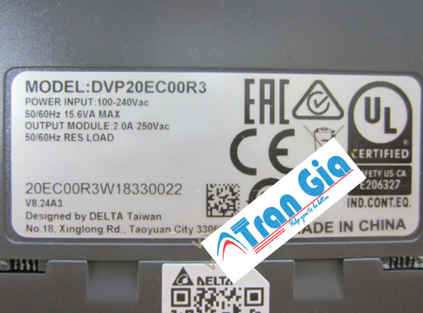 Bộ lập trình PLC Delta DVP14SS11T2 8 In/6 Out Transistor 24VDC