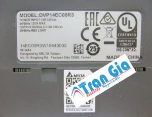 Bộ lập trình PLC Delta DVP14EC00R3 8 In/6 Out Relay 220VAC