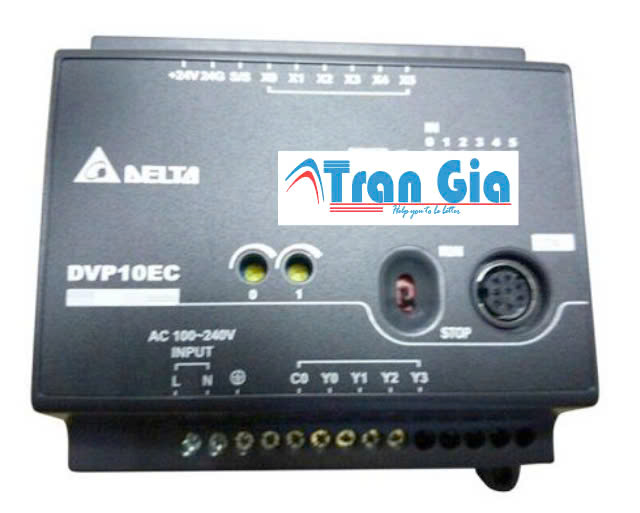Bộ lập trình PLC Delta DVP10EC00R3 6 In/4 Out Relay 220VAC