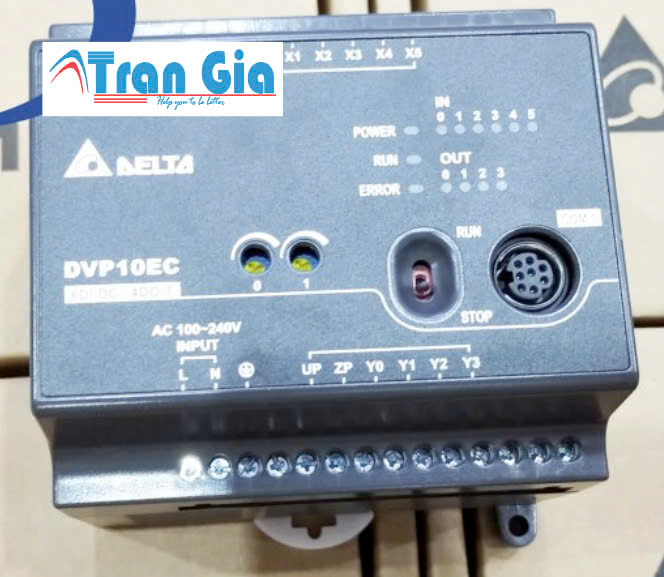 Bộ lập trình PLC Delta DVP10EC00R3 6 In/4 Out Relay 220VAC