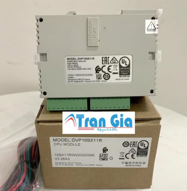 Bộ lập trình PLC Delta DVP10SX11T 4 In/2 Out Transistor 24VDC