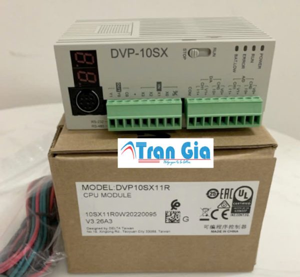 Bộ lập trình PLC Delta DVP10SX11T 4 In/2 Out Transistor 24VDC