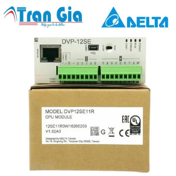 Bộ lập trình PLC Delta DVP12SE11R 8 In/4 Out Relay 24VDC
