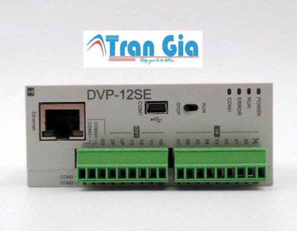 Bộ lập trình PLC Delta DVP12SE11T 8 In/4 Out Transistor 24VDC