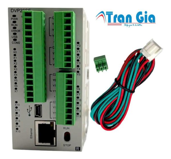 Bộ lập trình PLC Delta DVP26SE11T 14 In/12 Out Transistor 24VDC