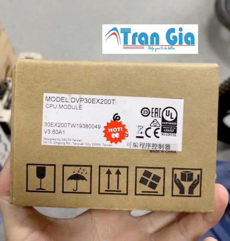 Bộ lập trình PLC Delta DVP30EX200T 16 In/10 Out Transistor 220VAC
