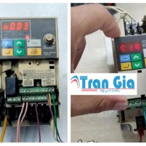 biến tần Omron đang trong quá trình sửa chữa tại TRAN GIA 