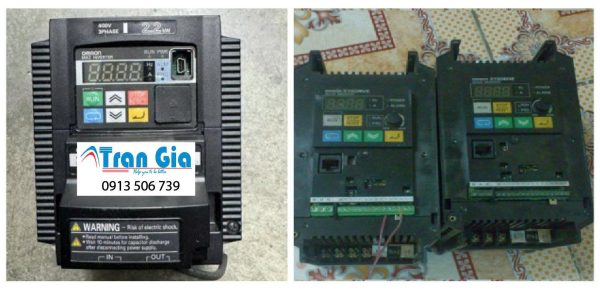 biến tần Omron đang trong quá trình sửa chữa tại TRAN GIA 