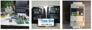 biến tần Omron đang trong quá trình sửa chữa tại TRAN GIA