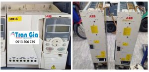 Hình ảnh sửa biến tần đang trong quá trình sửa chữa tại Trần Gia Automation