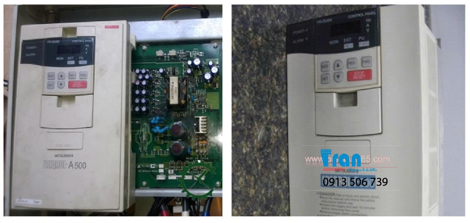 Trung tâm Sửa Biến Tần Mitsubishi V500 FR-V540 uy tín TP HCM