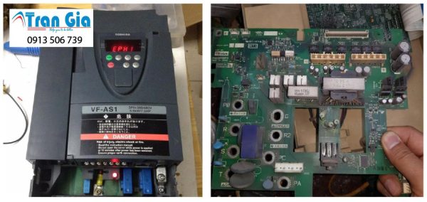 Sửa chữa biến tần Toshiba VF-S11, VF-PS1, VF-AS1, VF-P7, VF-S9 nhanh chóng TP HCM