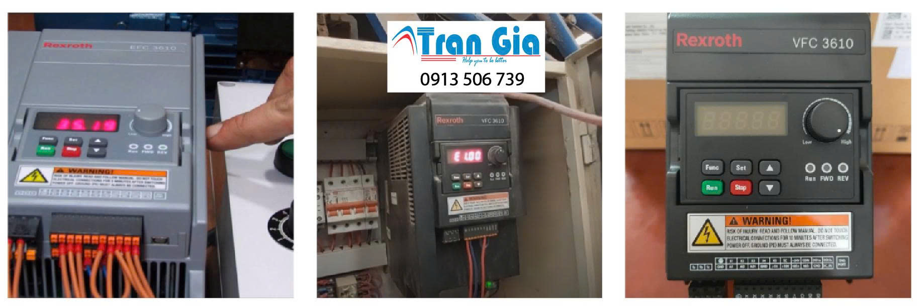 Sửa chữa biến tần Rexroth Bosch VFC 3610, 5610 EFC 3610, 5610,…giá rẻ