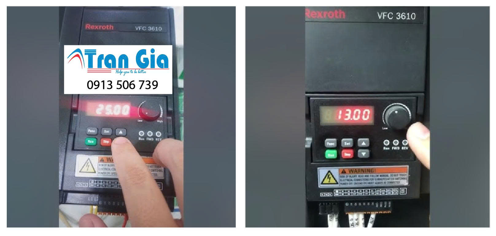 Sửa chữa biến tần Rexroth Bosch VFC 3610, 5610 EFC 3610, 5610,…giá rẻ