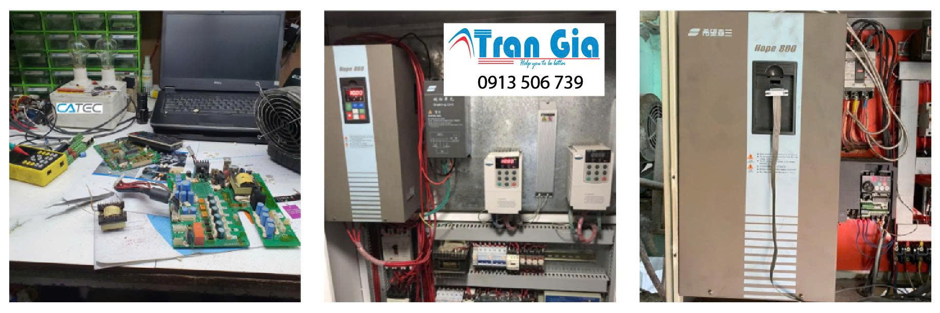 Sửa chữa biến tần Senlan báo lỗi xử lí lỗi lấy liền TP HCM