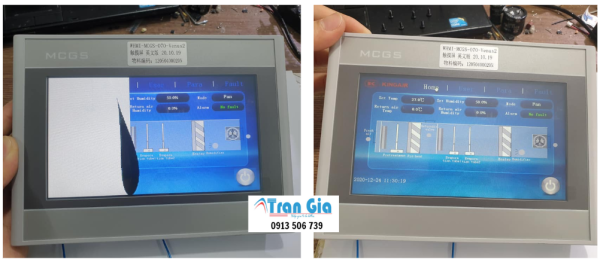 Trung tâm sửa chữa màn hình HMI MCGS, thay tấm LCD cho màn hình cảm ứng MCGS bảo hành 3-6 tháng