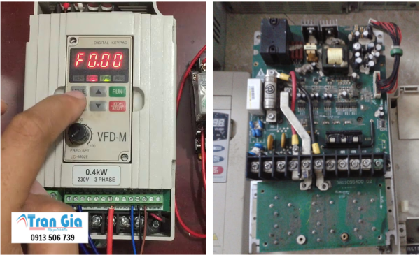 Biến tần báo lỗi OV3 Lỗi Quá Áp Và Công ty sửa biến tần uy tín