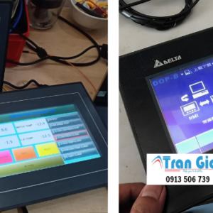 Trung tâm thay cảm ứng màn hình Delta DOP-AS57GSTD, sửa HMI Delta nhanh hoạt động tốt