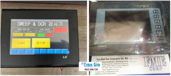 Chuyên sửa màn hình HMI Conch báo lỗi , Nhận Sửa HMI Conch bấm bị đơ linh kiện chính hãng