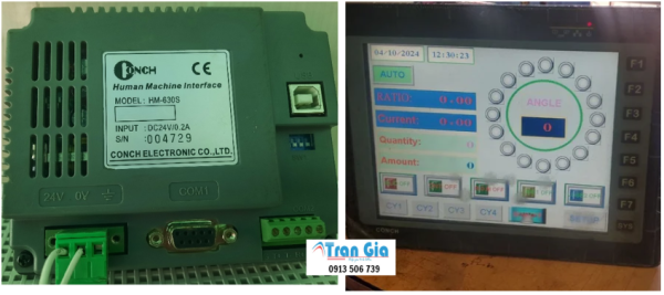 Chuyên sửa màn hình HMI Conch báo lỗi , Nhận Sửa HMI Conch bấm bị đơ linh kiện chính hãng