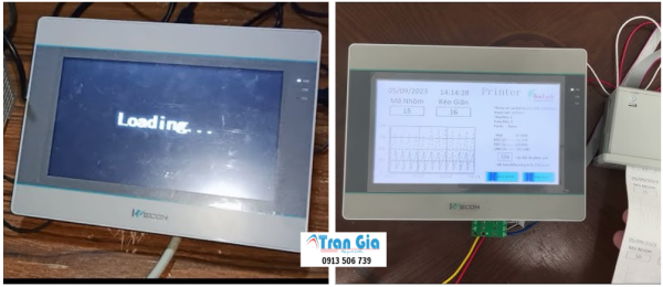 Trung tâm sửa màn hình cảm ứng Wecon 4.3 inch lỗi hiển thị loang mờ, linh kiện tốt, giá rẻ