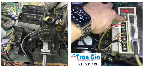 TRAN GIA AUTOMATION chuyên sửa AC Servo Teco báo lỗi nhanh chóng uy tín toàn quốc