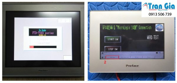 Sửa chữa màn hình HMI Proface xử lí lỗi nhanh chóng với linh kiện chính hãng