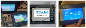 Hình ảnh một số màn hình HMI được trong quá trình sửa chữa