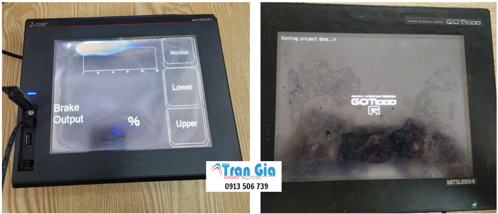 Chuyên thay thế tấm kính cảm ứng cho màn hình HMI Mitsubishi GT1030-HWLW, thay cảm ứng lấy nhanh trong ngày toàn quốc