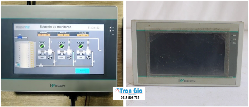 Dịch vụ sửa chữa màn hình HMI Wecon bị lỗi, liệt cảm ứng, sọc màn hình, sửa lấy ngay trong vòng 24H