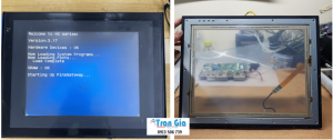 Hình ảnh một số màn hình HMI được trong quá trình sửa chữa tại Trần Gia Automation